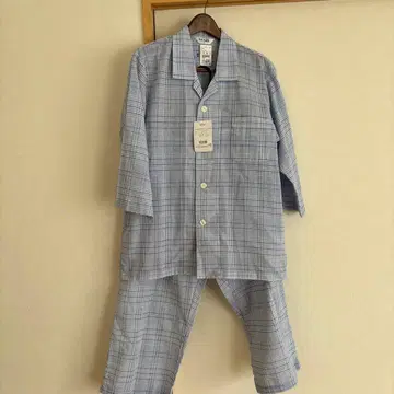 GUNZE L 사이즈 체크 무늬 파자마