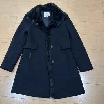 ZARA A라인 퍼 코트