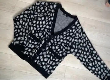 AZUL by moussy 레오파드 무늬 가디건 레오파드