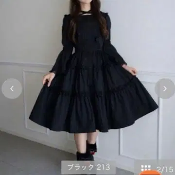 시마무라 x 마시로 아리스 콜라보 jsk 블랙 M 사이즈