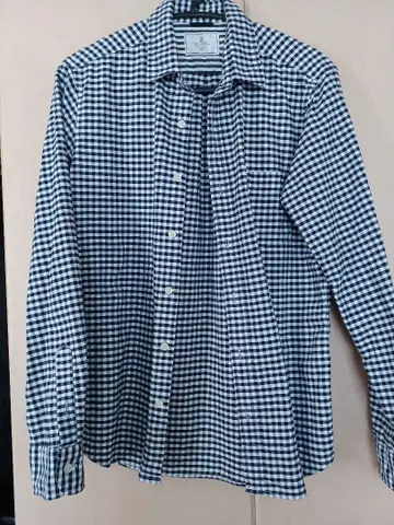 남성용 셔츠 나노 유니버스 깅엄 체크