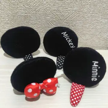 미키 미니 귀 모양 헤어핀 Disney