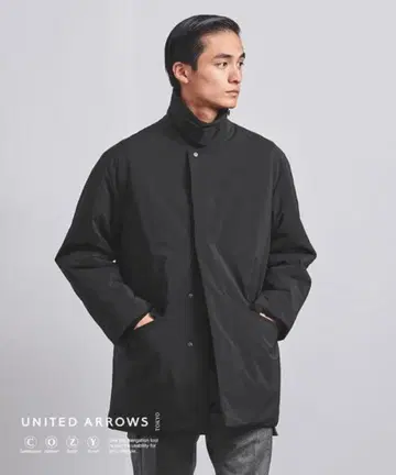 UNITED ARROWS 패딩 발라칼라 코트 COZY