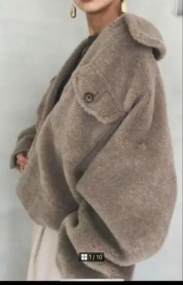 OVER SIZE ECO MOUTON COAT Ameri vintage