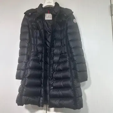 MONCLER 블랙 롱 다운 자켓