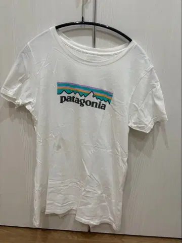 patagonia 그래픽 티셔츠 화이트