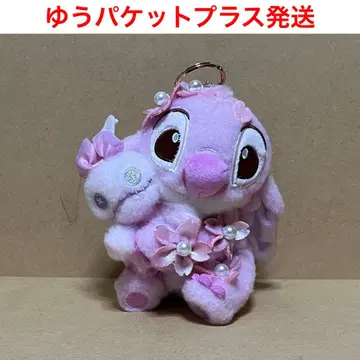 디즈니 스토어 플러시 키체인 스티치 (사쿠라)
