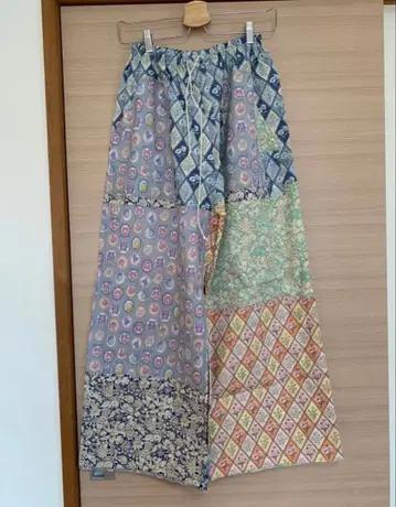 우치다 미싱 패치워크 스트레이트 팬츠