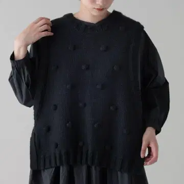 스튜디오 클립 팝콘 베스트 블랙