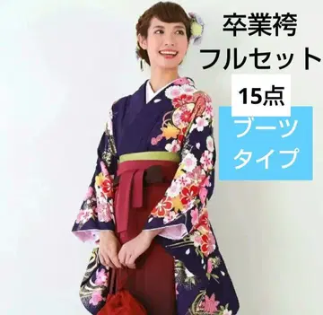 졸업 하카마 풀세트 15점