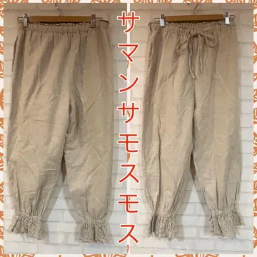 Samansa Mos2 밑단 스캘럽 팬츠 속바지