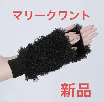마리콴트 에코 퍼 핸드 워머 미사용 새상품 블랙
