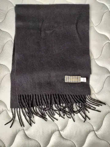 100% 캐시미어 블랙 머플러