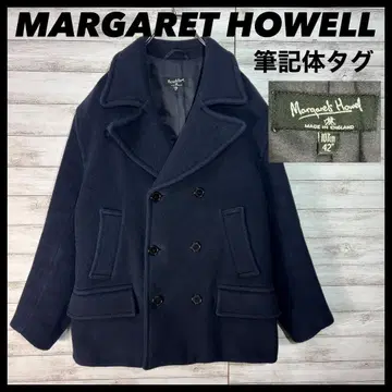 MARGARET HOWELL P코트 필기체 택 마가렛호웰