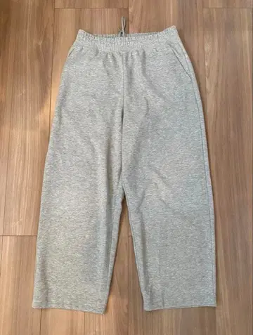 Uniqlo c 맨투맨 와이드 팬츠 그레이, 브라운 2벌 세트