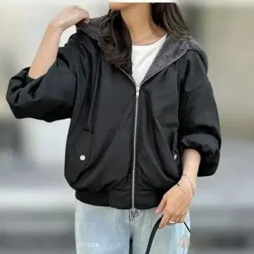 MA-1 리버서블 자켓 블랙