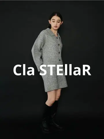 그레이 버튼 니트 숏 기장 올인원