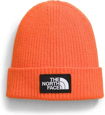 THE NORTH FACE 오렌지 니트 모자 비니