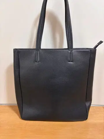 SHIPS 가죽 토트백 A4 수납 가능 네이비