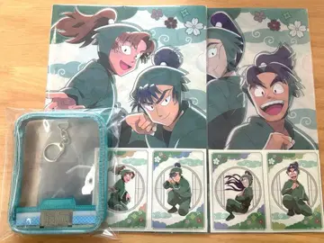 닌타마 란타로 SEGA 럭키 쿠지 클리어 파일 & 스티커 파우치