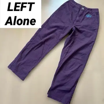 LEFT Alone 여성용 캐주얼 팬츠 S 자수 허리밴딩