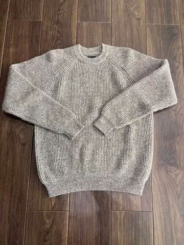 빔즈 니트 스웨터 L 베이지 계열