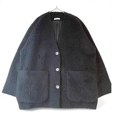 레어 yori 울 모헤어 샤기 자켓 블랙 인기 레어 아우터