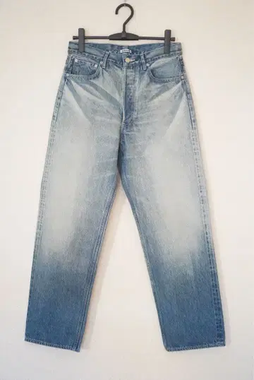 SELVEDGE FADED HEAVY DENIM WIDE PANTS