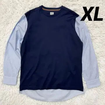 미사용급 폴스미스 티셔츠 셔츠 스트라이프 도킹 XL