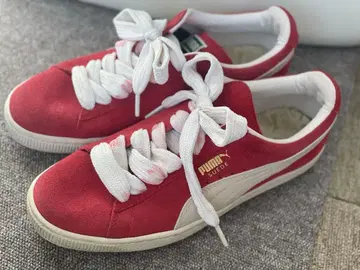 PUMA의 스웨이드 XL 스니커즈 (레드)