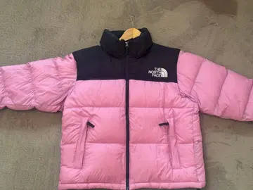 THE NORTHFACE 다운 자켓 핑크/네이비