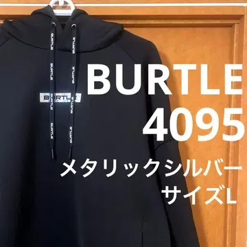 BURTLE 바틀 4095 에어 테크 후디 메탈릭 실버 L