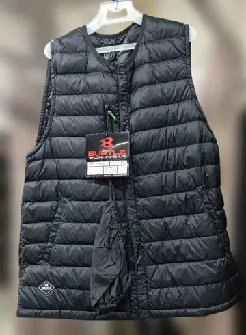 BURTLE 다운 베스트 3254 블랙 XL