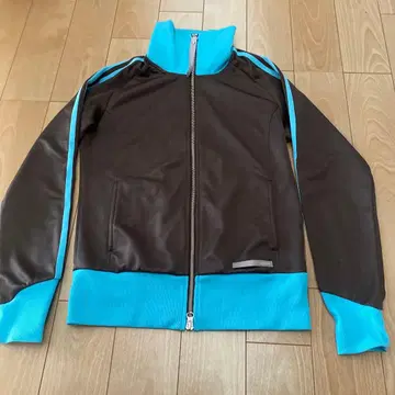 adidas 브라운/라이트 블루 저지