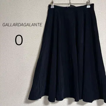 2576 코듀로이 플레어 스커트 종아리 기장 S 네이비 [ 개럴개런트 ]