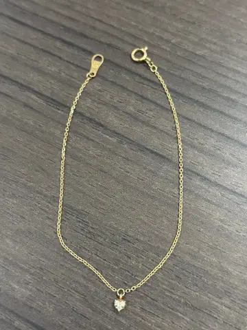 agete 아가트 K10 다이아 하트 팔찌