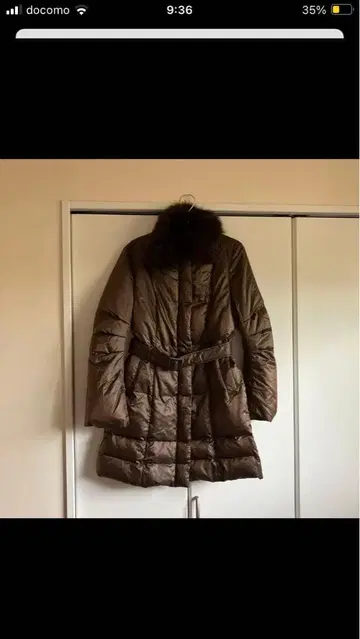 ANNE KLEIN 퍼 포함 다운 자켓 다운 80 페더 20 M