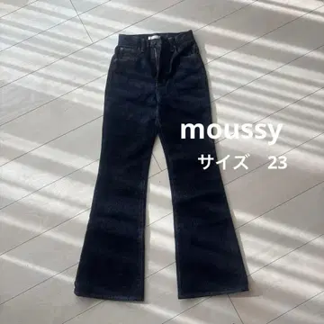 MOUSSY 다크 데님 부츠컷 데님 팬츠 플레어 데님 23