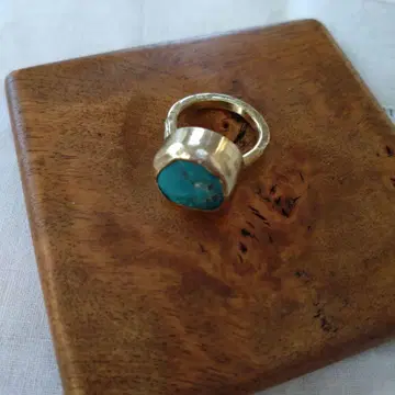 터콰이즈 놋쇠 반지