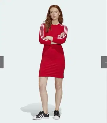 adidas 3 스트라이프 원피스