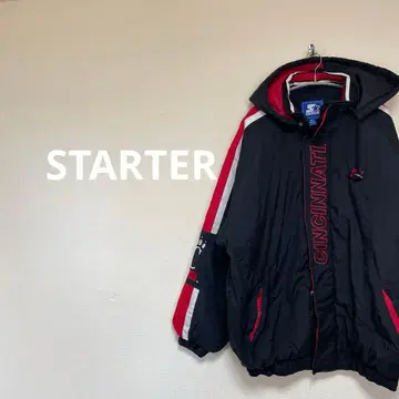 STARTER 충전솜 나일론 자켓 블랙 CINCINNATI