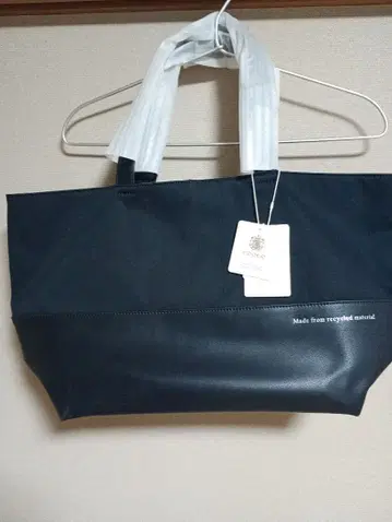 [ 미사용 새상품 ] 쿠코 COOCO 리사이클 소재 토트백 블랙