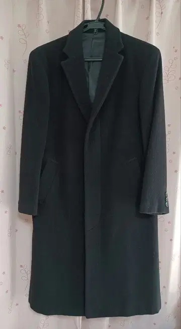 남성용 코트 블랙