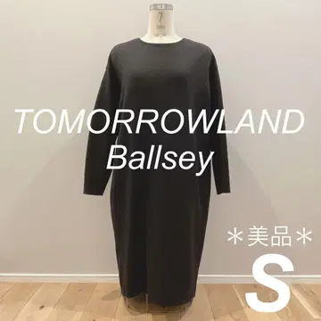 [새상품급] 투모로우랜드/Ballsey/울/긴팔/원피스/블랙/일본제