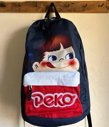 [ 미사용 새상품 ] Peko 백팩 페코짱 네이비