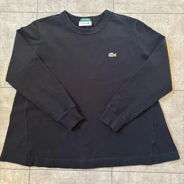 Lacoste 블랙 긴팔 티셔츠