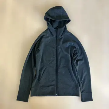 THE NORTH FACE 다크 그레이 풀 지퍼 후디 후드티 남성용 XL