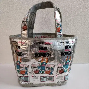 [ 레어 ] Kellogg's 켈로그 켈로그 콤보 토트백 실버 은색