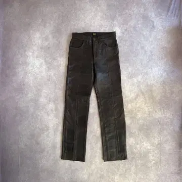 90s vintage Lee leather biker pants