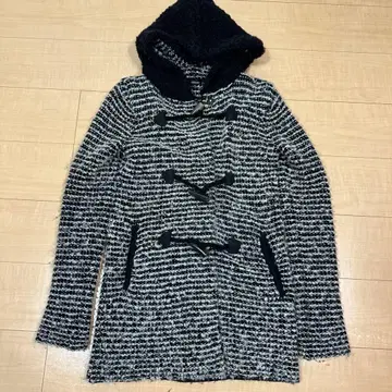 르쉘블루 니트 더플 코트